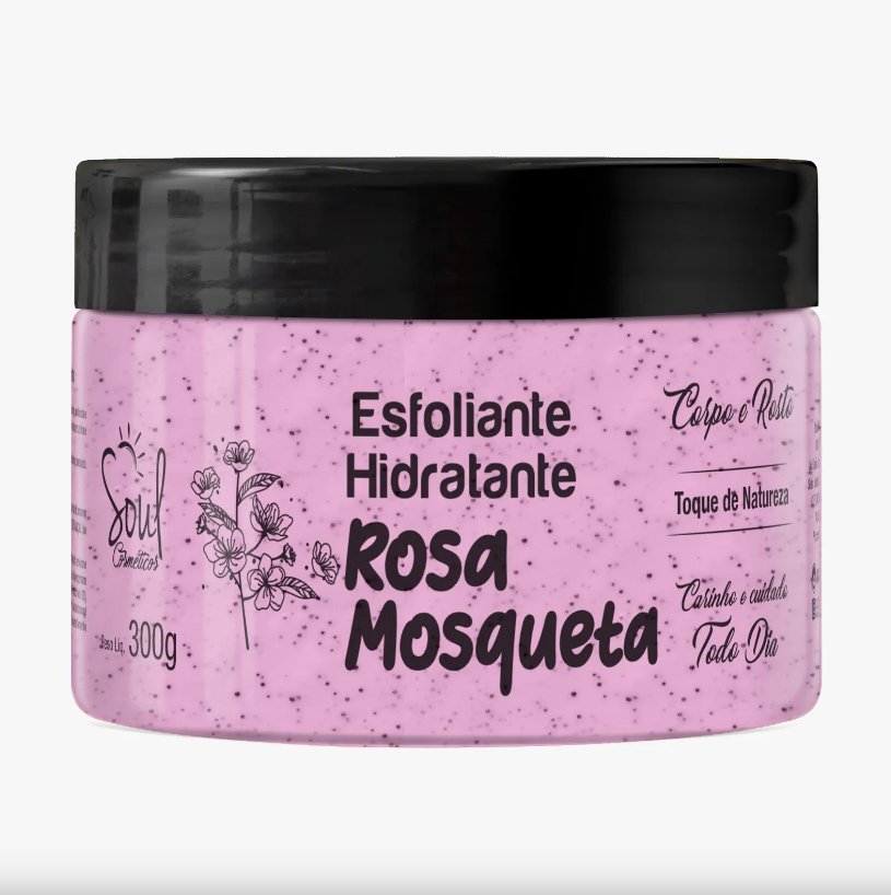 Hidratante Esfoliante Rosa Mosqueta 300g -Soul