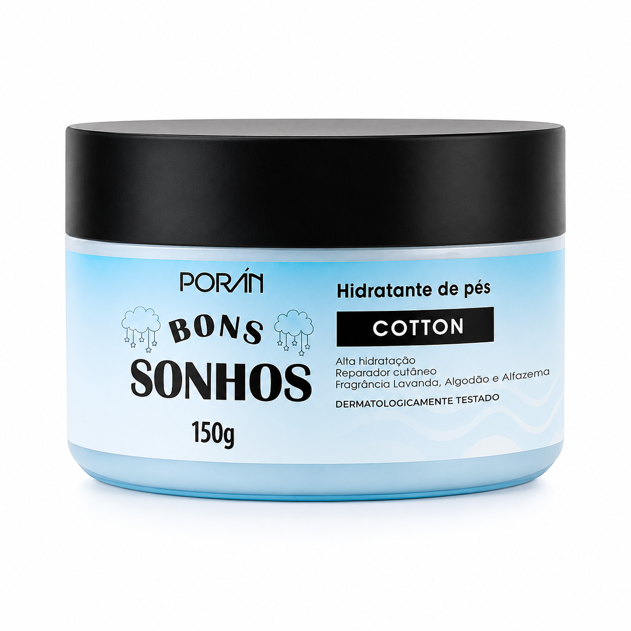 Hidratante Para Os Pes Bons Sonhos Cotton 150g - Poran