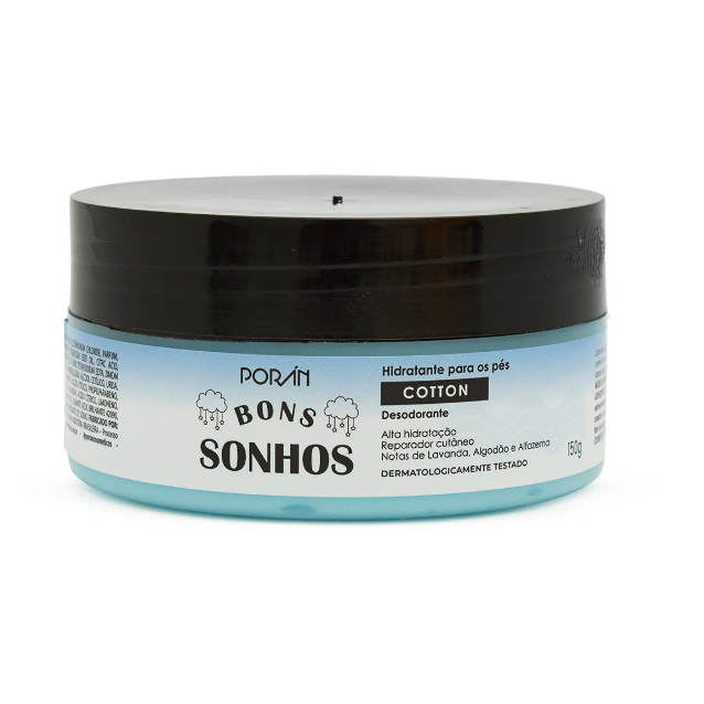 Hidratante Para Os Pes Bons Sonhos Cotton 150g - Poran — miniatura 2