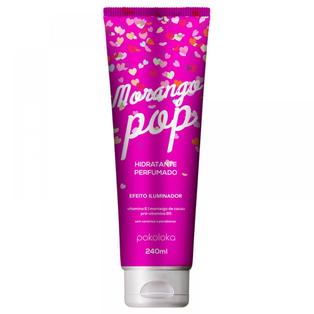 HIDRATANTE PERFUMADO MORANGO POP 240ML. POKOLOKA