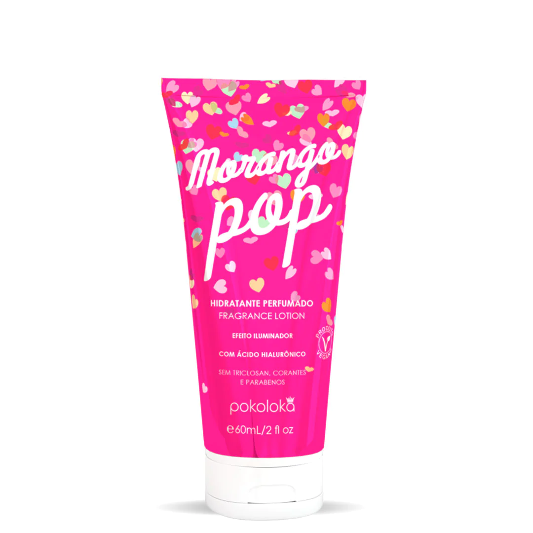 Hidratante Perfumado Morango Pop 60ml -Pokoloka