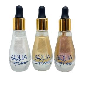 Iluminador Corporal Aqua Glow 10g ( 3 Tons ) - Miamake Cor:branco — miniatura 2
