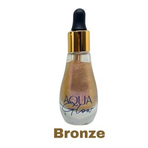 Iluminador Corporal Aqua Glow 10g ( 3 Tons ) - Miamake Cor:bronze