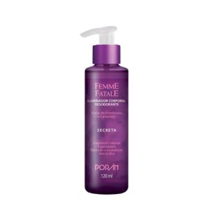 Iluminador Corporal Desodorante Femme Fatale Secreta 120g - Poran