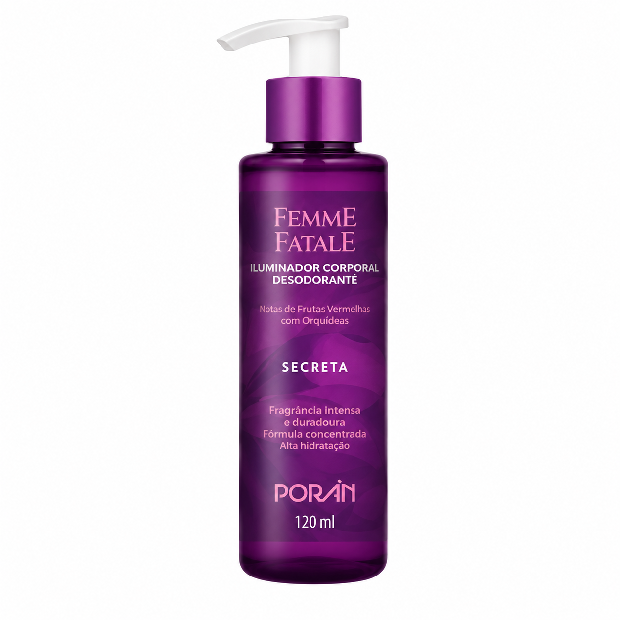 Iluminador Corporal Desodorante Femme Fatale Secreta 120g - Poran — miniatura 2