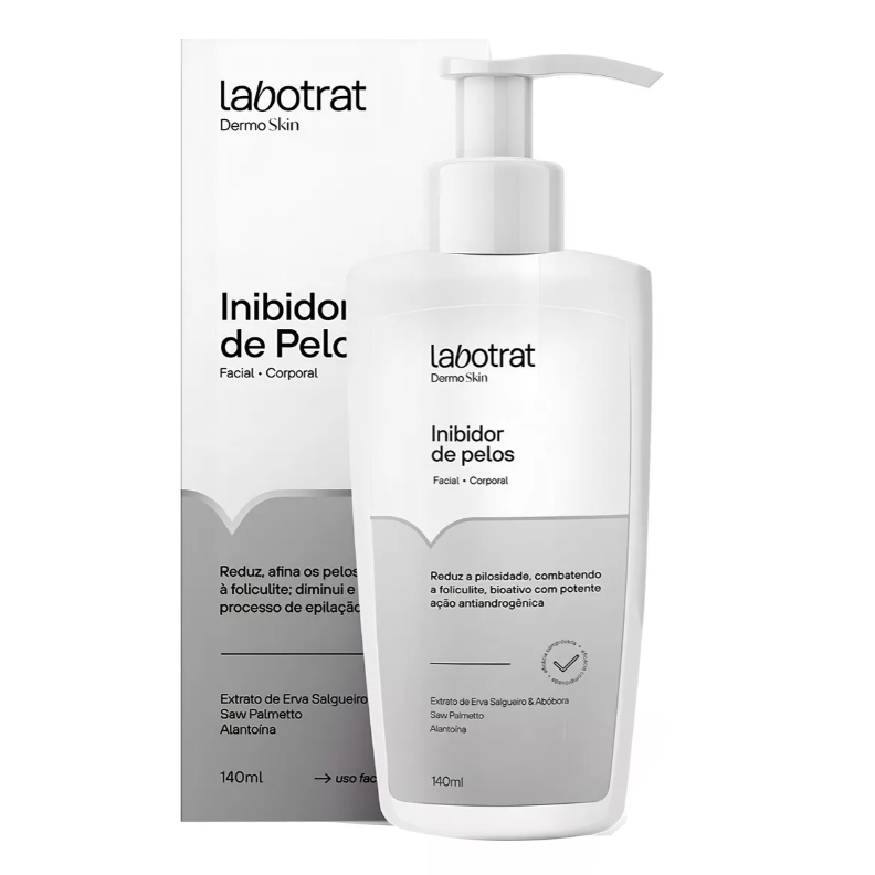 INIBIDOR DE PELOS DERMO SKIN 140 ML- LABOTRAT - imagem 1