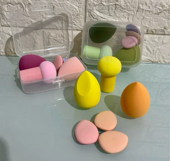 Kit 6 Esponjas de Maquiagem Variadas Com Estojo - Jony — miniatura 2