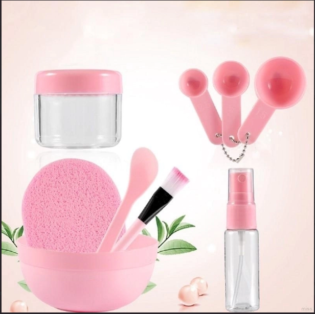 KIT ACESSÓRIOS P/ SKINCARE COM 8 PEÇAS -ROYAL - imagem 1