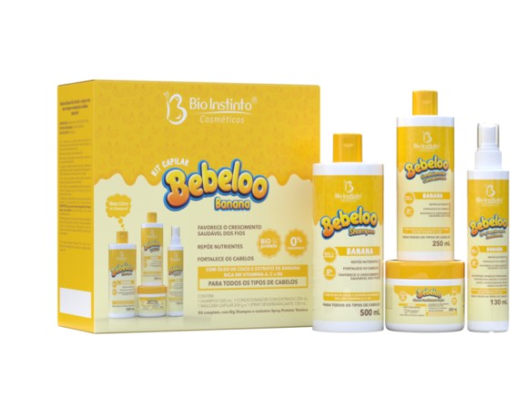 Kit Capilar Bebeloo (banana) -Bio Instinto