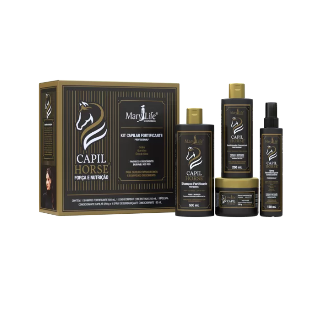 Kit Capilar Fortificante Capil Horse Mary Life - Bio Instinto