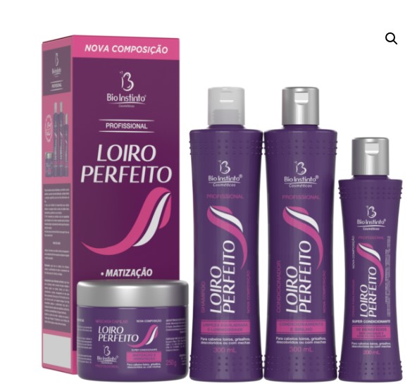 Kit Capilar Loiro Perfeito- Bio Instinto