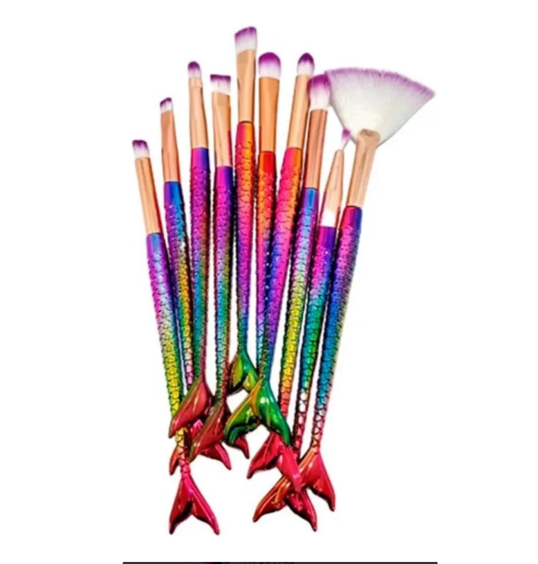 KIT COM 10 PINCEIS SEREIA - MAKE LOLITA - imagem 1