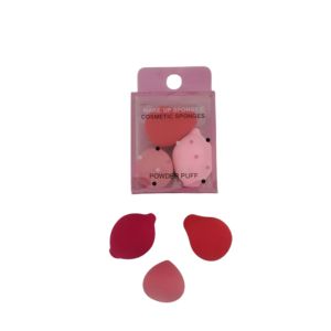 KIT COM 3 MINI ESPONJAS MODELO E CORES VARIADAS - MEY - imagem 1