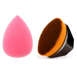 Kit Esponja Coxinha Com Pincel Magico - Royal