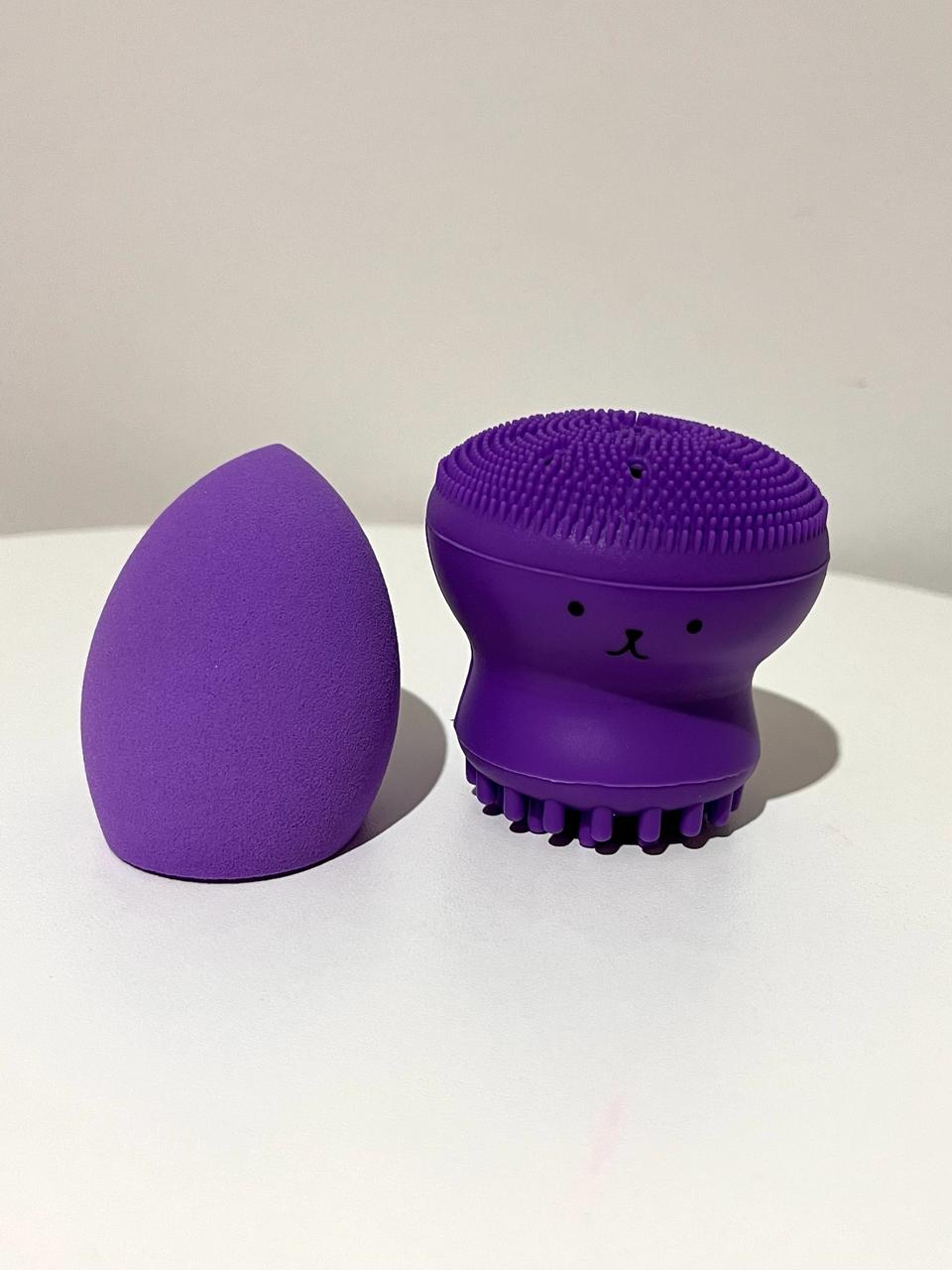 Kit Esponja Limpeza Polvo Com Esponja Coxinha Para Make - Royal — miniatura 2