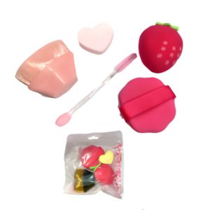 Kit Esponjas Diversos Formatos Para Maquiagem e Pincel - Mey