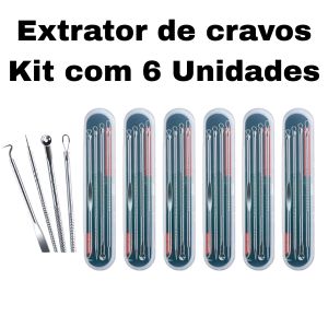 Kit Extrator de Cravos 4 Pecas ( Kit Com 6 Unidades ) - Mey