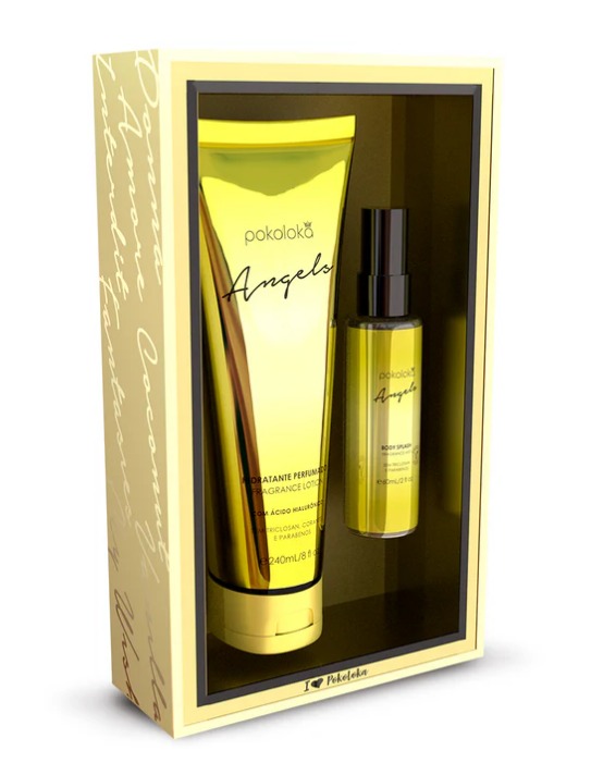 Kit Loka Gold Angels (hidratante 240ml+body Splash 60ml ) - Pokoloka