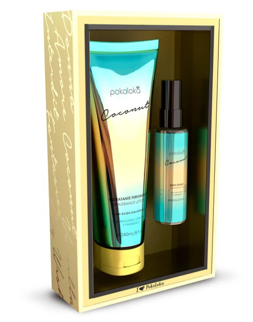 Kit Loka Gold Coconut (hidratante 240ml+body Splash 60l) - Pokoloka
