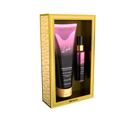 Kit Loka Gold Loé (hidratante 240ml+body Splash 60ml) - Pokoloka