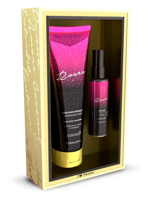 Kit Loka Gold Roses (hidratante 240ml+body Splash 60ml )- Pokoloka
