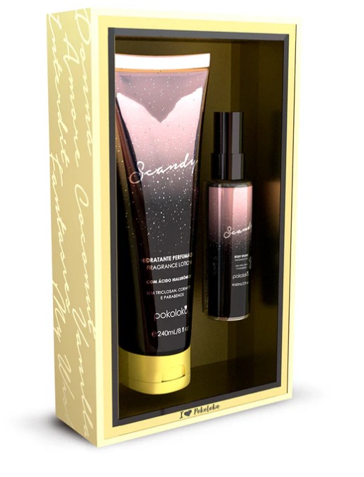 Kit Loka Gold Scandy (hidratante 240ml+body Splash 60ml) - Pokoloka