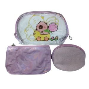 Kit Necessaire Pequena 3 Pecas Ursinho ( Cores Sortidas ) - Mey