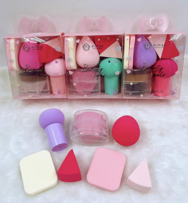 Kit Pincel Magico Com 6 Esponjas Diversas - Royal