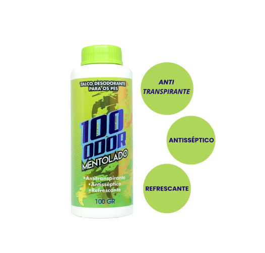 Kit Talco Desodorante Para Os Pés Mentolado ( Kit Com 6 Unidades ) - Safira — miniatura 2