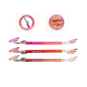 Lapis Labial Duo Hora do Chá - Miamake Cor:vermelho — miniatura 2