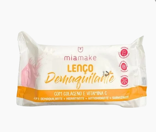 Lenços Demaquilante Colageno + Vitamina C 4x1 - Miamake — miniatura 2
