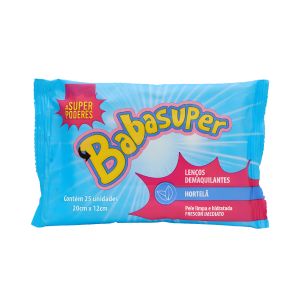 Lenços Demaquilantes Babasuper Hortelã - Super Poderes