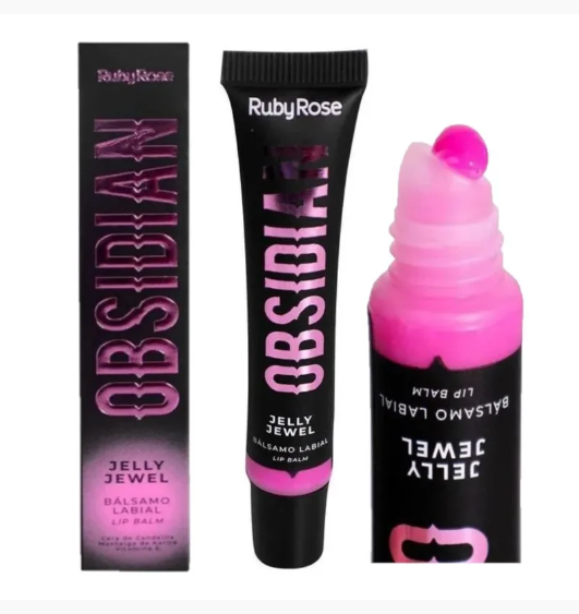 Lip Balm Obsidian Jelly Jewel Rhodonite S1 - Ruby Rose — miniatura 2