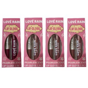 LIP GLOSS E LAPIS LABIAL 2 EM 1  - LOVE RAIN COR:COR-01 - miniatura 2