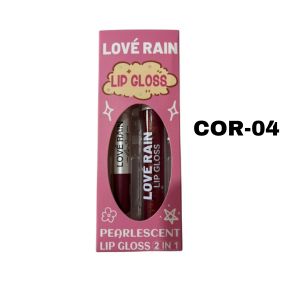 LIP GLOSS E LAPIS LABIAL 2 EM 1 - LOVE RAIN COR:COR-04 - imagem 1