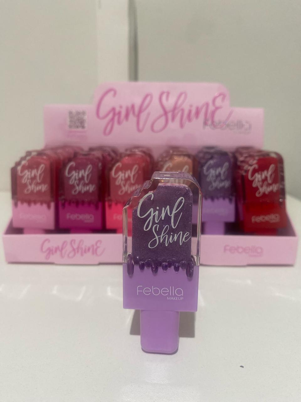Lip Gloss Girl Shine Sorvetinho -Febella Cor:05