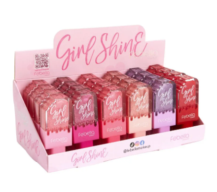 Lip Gloss Girl Shine Sorvetinho -Febella Cor:05 — miniatura 2