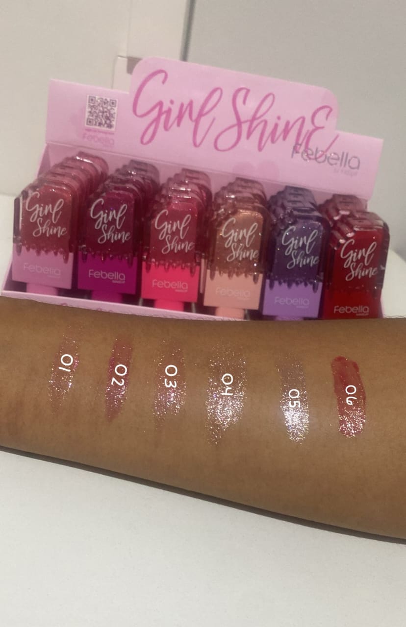 Lip Gloss Girl Shine Sorvetinho -Febella Cor:05 — miniatura 3