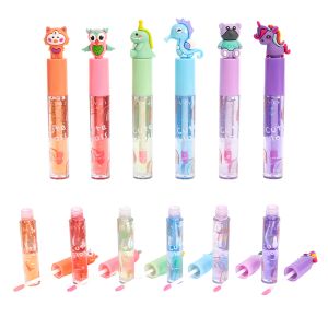 Lip Gloss Infantil Brilho Labial e Hidratante Bichinhos Cute (6 Cores) - Vivai Cor:01 — miniatura 3