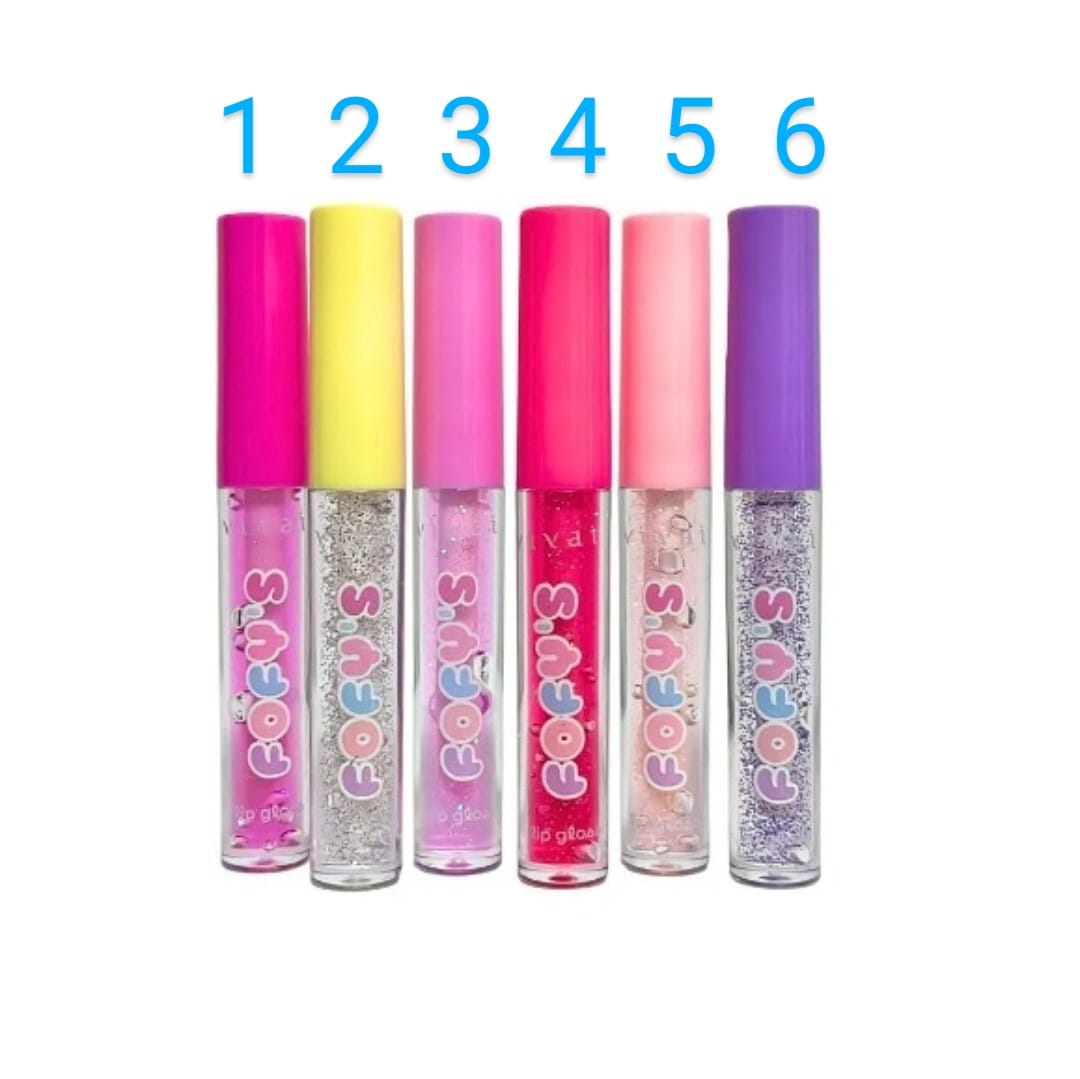 Lip Gloss Labial Fofy'S ( 6 Cores ) - Vivai Cor:cor-2 — miniatura 2