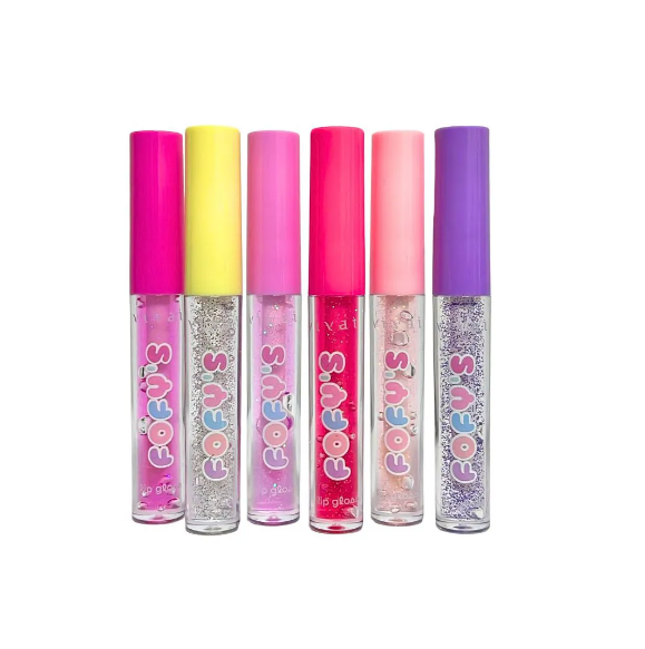 Lip Gloss Labial Fofy'S ( 6 Cores ) - Vivai Cor:cor-6 — miniatura 2