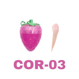 LIP GLOSS MORANGUINHO ( 4 TONS ) - LOVE RAIN COR:COR-03 - imagem 1