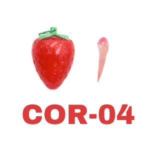 LIP GLOSS MORANGUINHO ( 4 TONS ) - LOVE RAIN COR:COR-04 - imagem 1