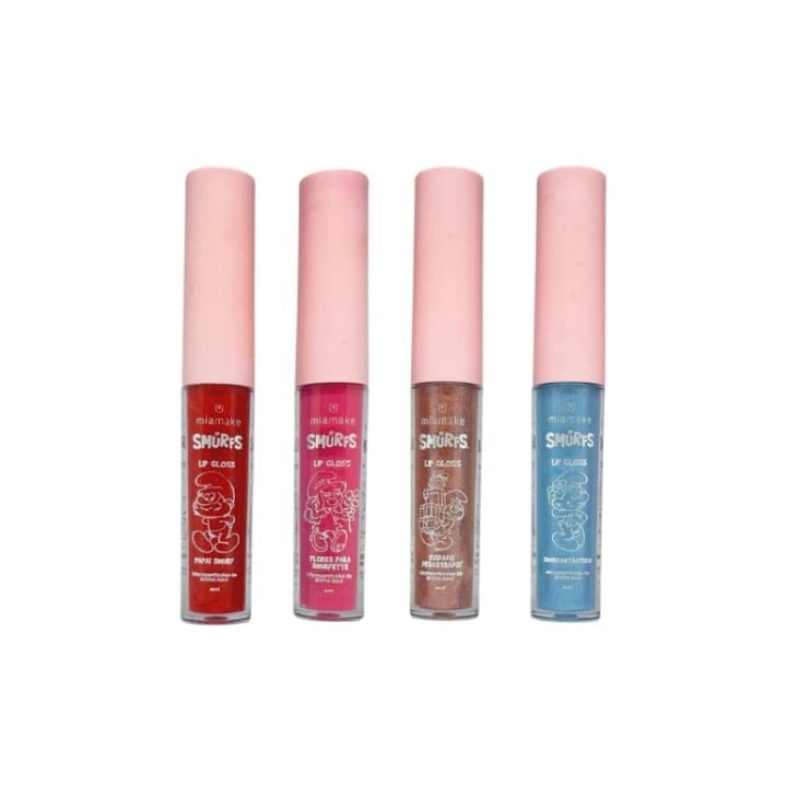 Lip Gloss Smurfs Brilho Glow ( 4 Cores ) - Miamake Cor:cor01 — miniatura 2