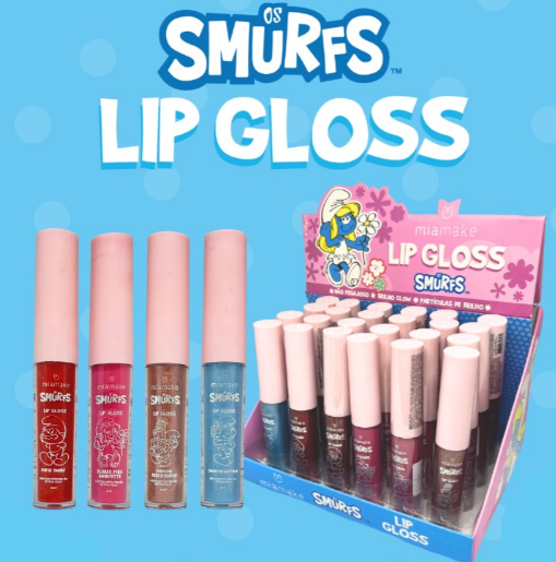 Lip Gloss Smurfs Brilho Glow ( 4 Cores ) - Miamake Cor:cor01 — miniatura 4