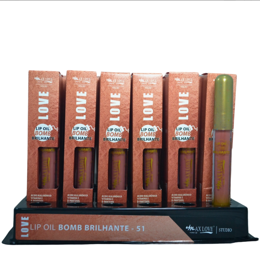 LIP OIL BOMB BRILHANTE COR 51 - MAX LOVE - miniatura 3