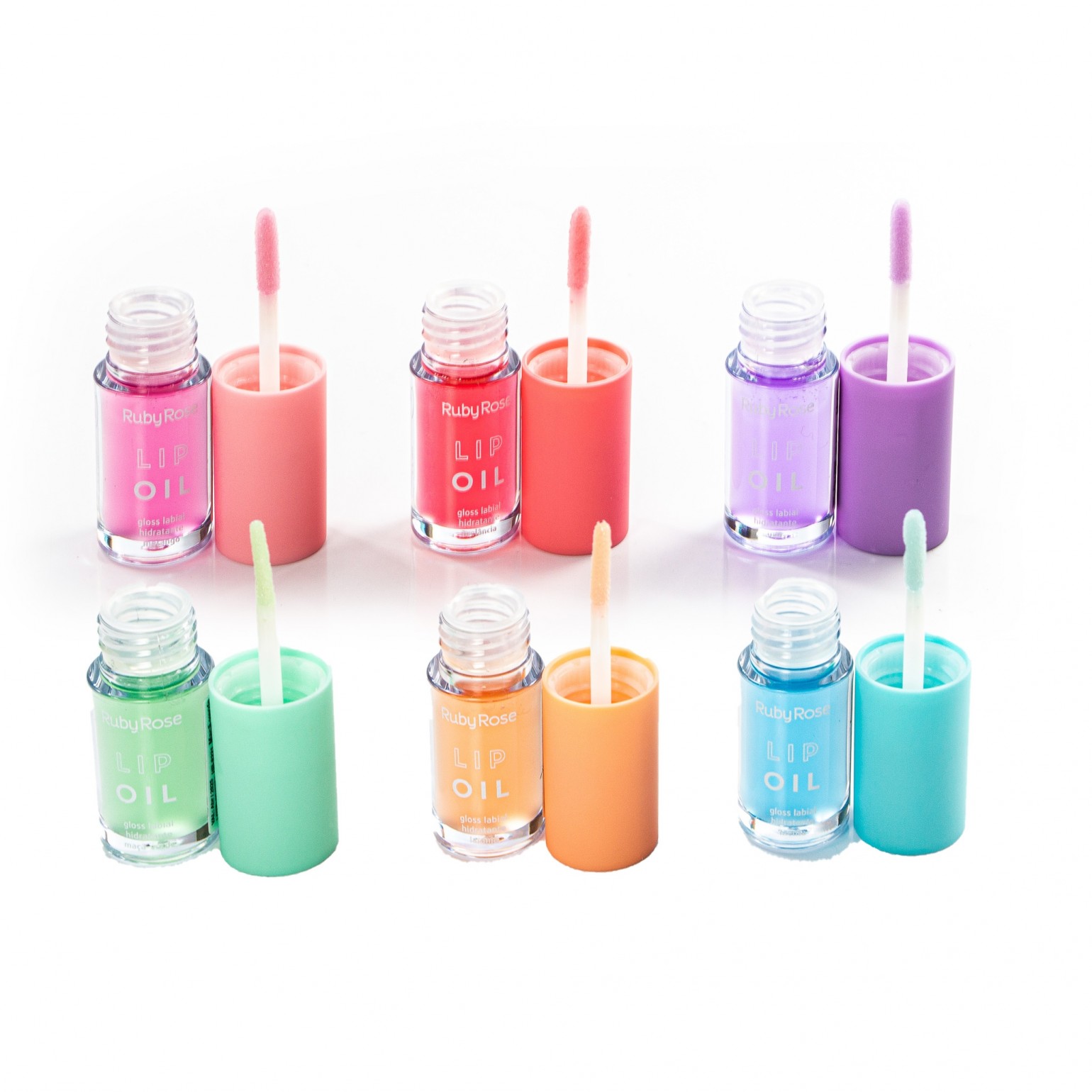 Lip Oil Gloss Labial e Hidratante 3,8ml Ruby Rose Sabor:menta — miniatura 3