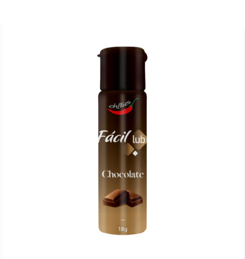 Lubrificante Beijavel Facil Lub 18g Sabor Chocolate Chillies