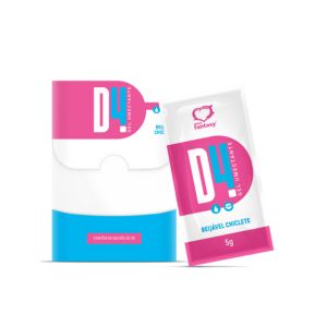 Lubrificante Intimo Gel Umectante D4 Sache Chiclete 5g Sexy Fantasy