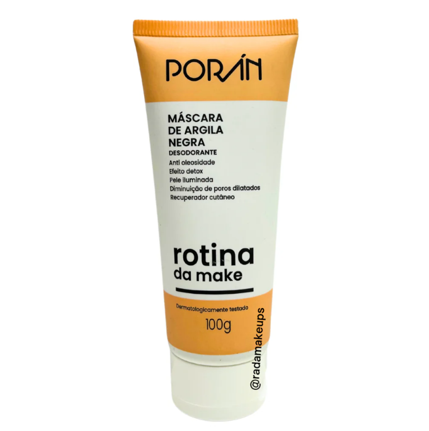 Mascara de Argila Negra 100 G -Poran